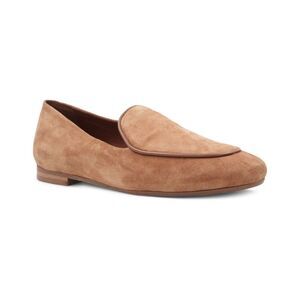 Aquatalia Calandra Waterproof Suede Loafer, Brown